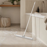 Vloertrekker met Steel – Douchewisser – Vloerwisser – Trekker voor Badkamer – Watertrekker – Vloertrekker 55 cm – Wit