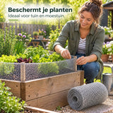 Muizengaas RVS – 7x Muizenweringsgaas 15 cm x 5 Meter – Rattengaas RVS – Stootvoegrooster – Ongediertewering voor Muizen, Ratten en Marters – Roestvrij Staal
