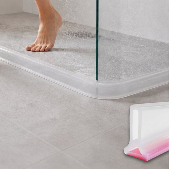 Waterkering - Siliconen - 1 Meter - Zelfklevende Kitrand - Waterdrempel - Douche dorpel