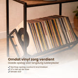 LP Opbergsysteem - Zwart met Hout