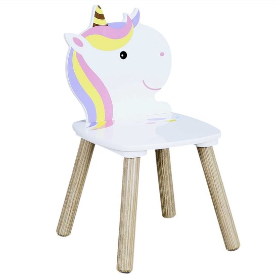 Unicorn Kindertafel set met Stoeltjes - Tekentafel Kinderen