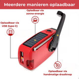 Bright Care® Noodpakket voor Thuis - Overleven bij Oorlog, Stroomuitval & Rampen - EHBO Kit - 2000mAh Noodradio met Powerbank - Overlevingspakket - 72+ uur Survival Kit