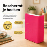Rekbare Boekenkaft A4 - 5 Stuks - Roze - Voor Schoolboeken Met Harde Kaft - Tot 32 x 23 cm