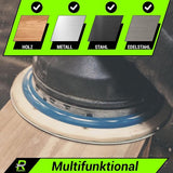 Rodopi® 100x Korrel Schuurpapier 150mm - 15 gats Excentrisch Schuurmachine