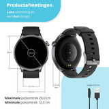 Nexvex® Ultra 2X Smartwatch - Sporthorloge met Belfunctie - Bloeddrukmeter - Stappenteller - Hartslagmeter - Bluetooth Activity Tracker - Android, iOS - 1.46 Inch - Zwart - Siliconen