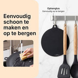 Chefino Inductieplaat Beschermers 4 Stuks – Inductiebeschermer Set 18 & 22 cm – Siliconen Kookplaatbeschermer – Krasbescherming – Hittebestendig tot 280°C – Antislip
