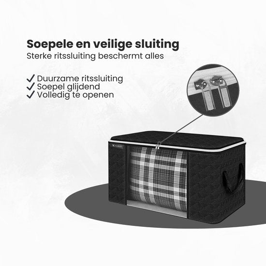 Opbergtas Kleding - 4 Stuks - Organizer voor Dekbed - Opbergzak - Opbergers voor Seizoenskleding