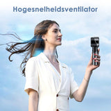 Handventilator - Snelheden - Oplaadbaar - en