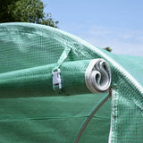4goodz Tunnelserre Kweekkas 395x195x190 cm - Gaasplastic met Raam
