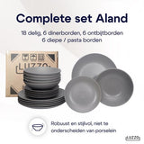 Serviesset 6 persoons Luzzo® 18
