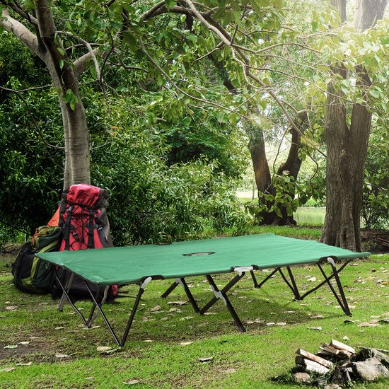 Opvouwbaar Campingbed extra Breed, Veldbed 125x193cm