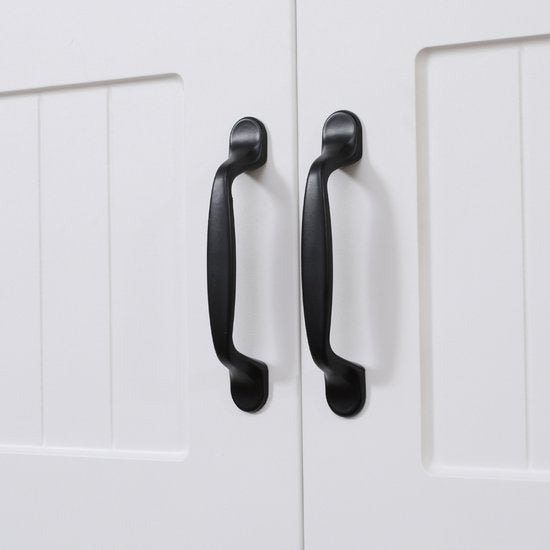 Keukenkast Voorraadkast Hoog met 2 open planken 40x70x170 cm - Wit