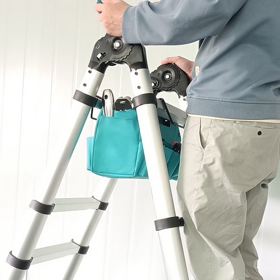 Ladder Gereedschapstas – Stevige Ladder Organizer met Meerdere Vakken – Gereedschap Binnen Handbereik – Geschikt voor Huishoudelijk & Professioneel Gebruik