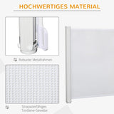 4goodz Uitschuifbaar Traphek 115x82,5 cm voor Huisdieren - Wit