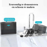 Automatische Voerbak - Kat en Hond - 2-in-1 Voerautomaat - Voerautomaat - Voice Recorder & Timer - Smart App Besturing - Voerdispenser - 6L - Zwart - Honeyguardian