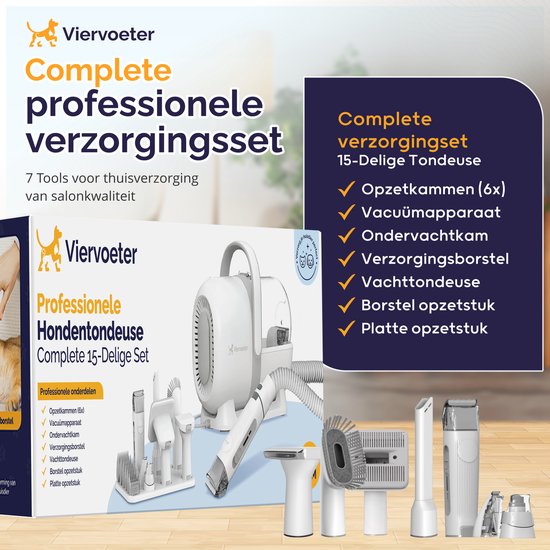 Professionele Hondentondeuse voor Dikke Vacht - voor Katten