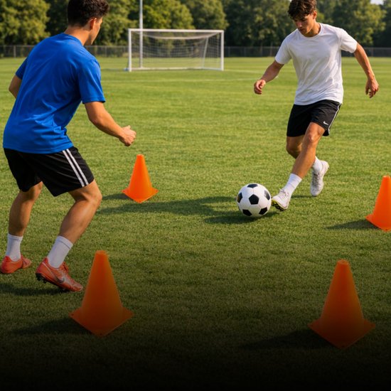 Voetbal Training Set - Complete Set - Inclusief Pionnen, Loopladder, Horden & Hoedjes - Sporttas - Voetbalspullen