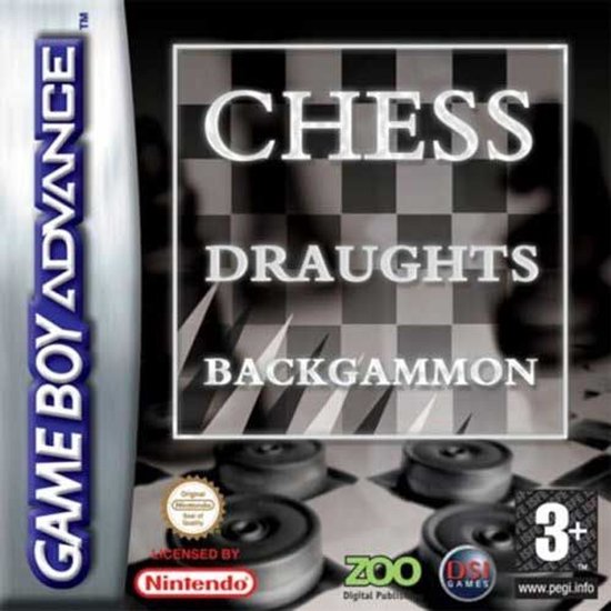 3-Pack Backgammon-Chess-Draughts