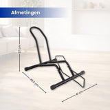 Fietsenrek Voorwiel of Achterwiel - Zwart - Fietsen Rek Racefiets, Mountainbike, Mtb - Achterwiel Standaard - Voorwiel Standaard - Bike stand