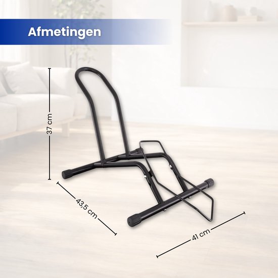 Fietsenrek Voorwiel of Achterwiel - Zwart - Fietsen Rek Racefiets, Mountainbike, Mtb - Achterwiel Standaard - Voorwiel Standaard - Bike stand