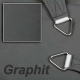 HanSe® Schaduwdoek Driehoek Gelijkbenig Waterafstotend 3,5x3,5x4,95 m