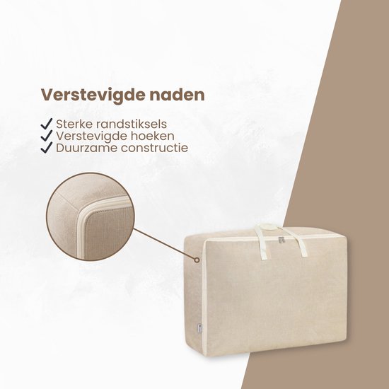 Opbergzak XXL Dekbed - 70 50 30 - Opbergtas voor Dekbed en Kleding - Kledingzak XXL