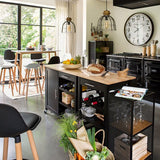 5Five® Luxe Grote houten Keukentrolley