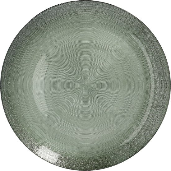 6-persoons Green Jem Servies Glas - 12 delig Servies - Groen