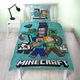 Minecraft - Microvezel Beddengoed Set (140x200cm + 63x63cm)