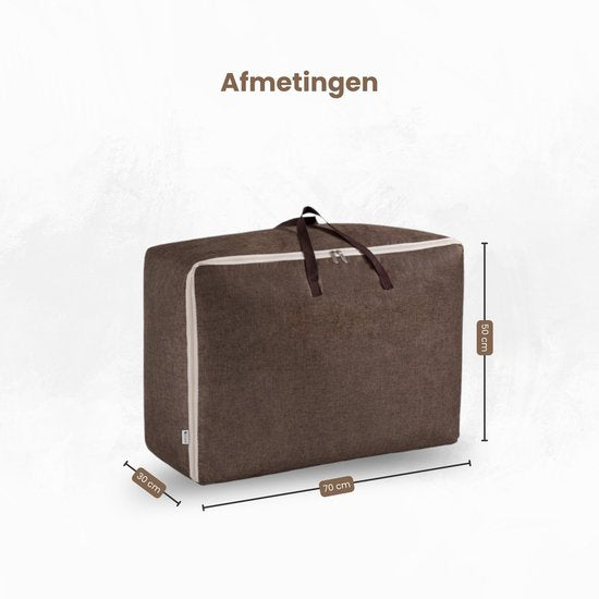 Opbergzak XXL Dekbed - 70 50 30 - Opbergtas voor Dekbed en Kleding - Kledingzak XXL