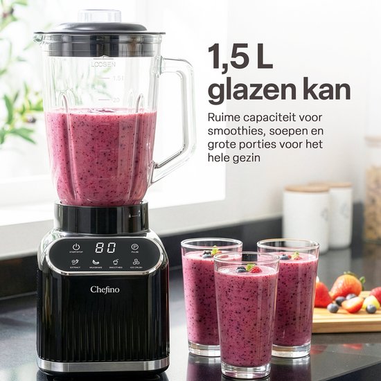 Chefino Blender Beker 700 ml - met - Smoothie Beker - voor Chefino Blender