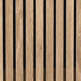 Badkamerkast Klaus - Kolomkast Hoog met Panelen design 30x40x160 cm - Bruin