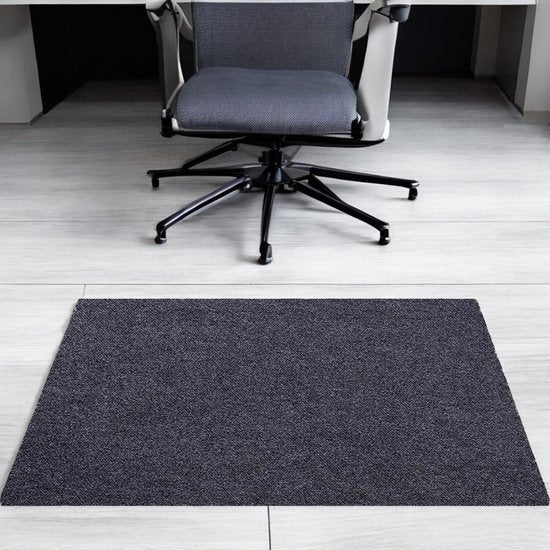 Bureaustoelmat - 120 x 90 cm - Zwart - Bureaustoel mat - Vloerbeschermer Bureaustoel - Bureaustoelmat