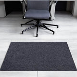 Bureaustoelmat - 120 x 90 cm - Zwart - Bureaustoel mat - Vloerbeschermer Bureaustoel - Bureaustoelmat