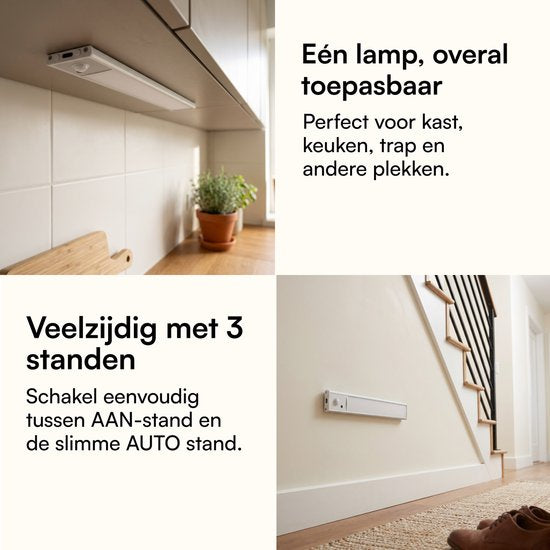 Fidali LED Kastverlichting met Bewegingssensor - Trapverlichting - USB-C Oplaadbaar - 2