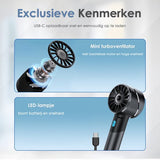 Handventilator - Snelheden - Oplaadbaar - en