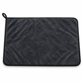 Microvezel Droogdoek Auto 60 x 40 cm - Autodroogdoek - Poetsdoek voor Auto, Lak & Glas - Zwart