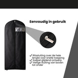 Kledinghoes - 10 stuks - 160x40 - Wit - Kledinghoezen - Kledinghoes Wit - Trouwjurkhoes - Kostumhoes