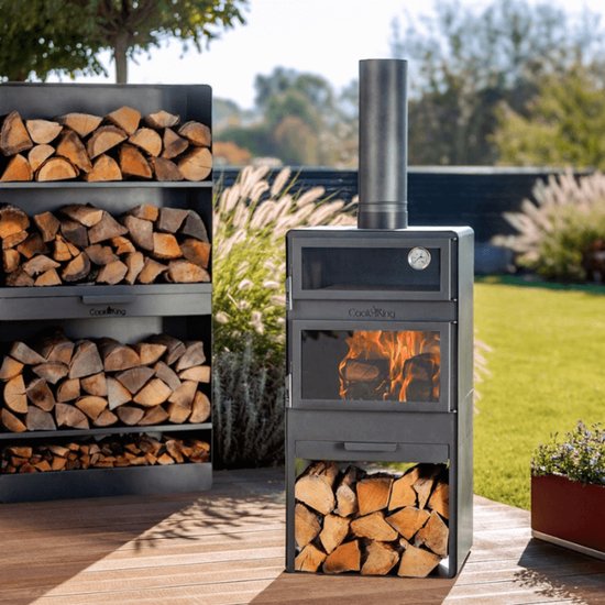 CookKing Tuinhaard Vento - Hoge Kwaliteit Staal - Handgemaakt in Europa - Tuinhaard