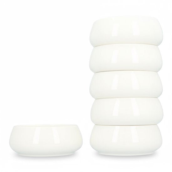 Serviesset Nora 18 delig - 6 persoons servies porselein - Wit