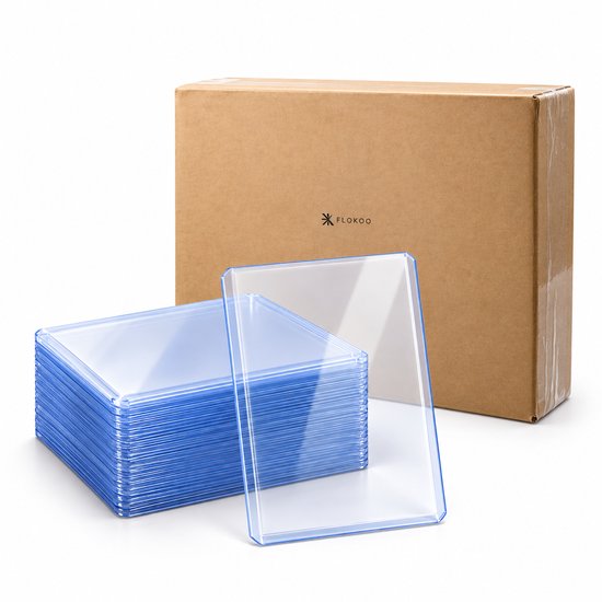 Toploaders Trading Cards – 240 Stuks – Transparante Hardcase Kaarthouders – 7,5 x 10,3 cm – Beschermhoes voor Verzamelkaarten, TCG & Sportkaarten