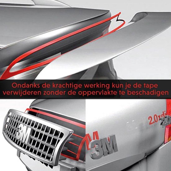 24ME® Dubbelzijdig Montage Tape Etui - 1mm - Transparant - Nano tape - Acrylic VHB