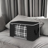 Hoogwaardige Opbergtas voor kleding - Zwart – Organizer voor Dekbed – Opbergzak – Opberger voor Seizoenskleding – Zak om ruimte te besparen – Opslag voor dekbed en kleding – Bescherming voor Kleding – Oplossing voor Winterjassen - Dekbed Opberghoes