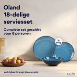 Serviesset 6 persoons Luzzo® 18