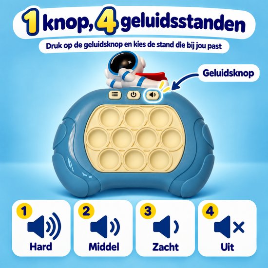 DMG Supply Pop It Game - Pop It - Pop Or Flop - Fidget Toy - Educatief Speelgoed