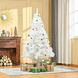 Witte Kunstkerstboom Kant-en-Klaar met decoratie - Wit