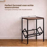 LP Opbergsysteem - Zwart met Hout