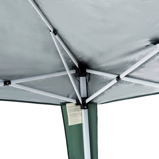 4goodz Opvouwbare Partytent 240x240 cm met Haringen - Groen
