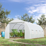 4goodz Tunnelkas - Foliekas Kweekkas 595x300x200 cm - Wit