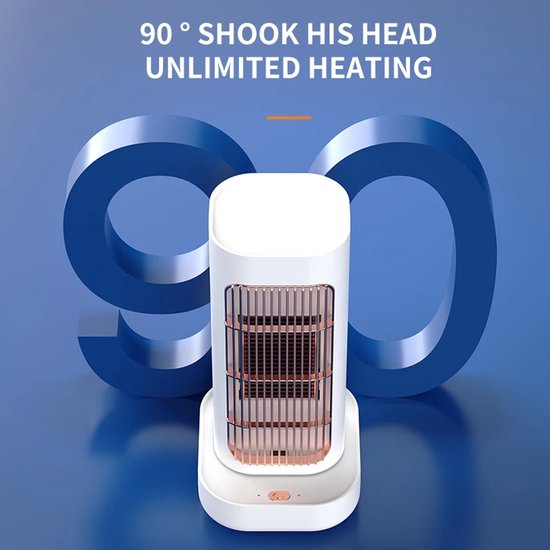 Heater - verwarming - ventilatorkachel - heaters elektrisch voor binnen - luchtverwarmer - Mini Airconditioner Ventilator Draagbare Ruimteverwarming En Koeling 1300W
